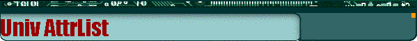 Univ AttrList
